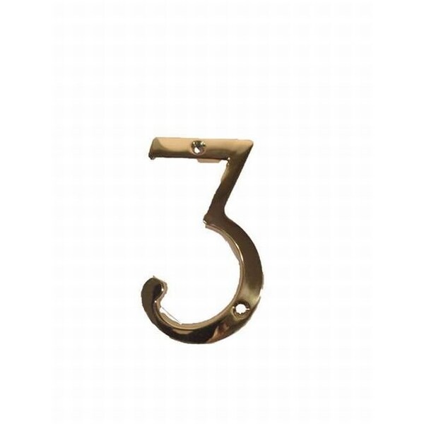 Don-Jo 4" House Number # 3 BN43605 - main